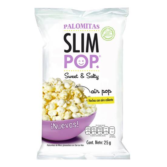Slim pop palomitas dulces y saladas (bolsa 25 g)