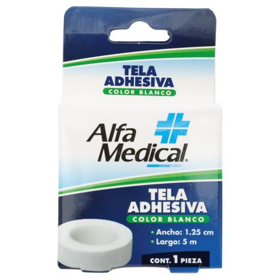 Alfa Medical Tela Adhesiva Blanca 1 Pz