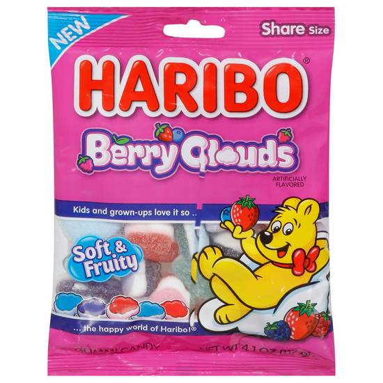 Haribo Berry Clouds Share Size Gummi Candy