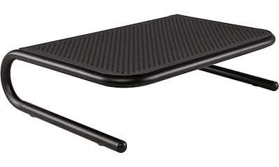 Staples Standard Steel Monitor Stand – Desktop Riser for Monitors, Laptops & Office Workstations, Black