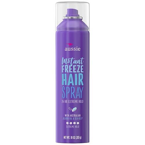 Aussie Instant Freeze with Jojoba Oil & Sea Kelp Hairspray - 10.0 oz