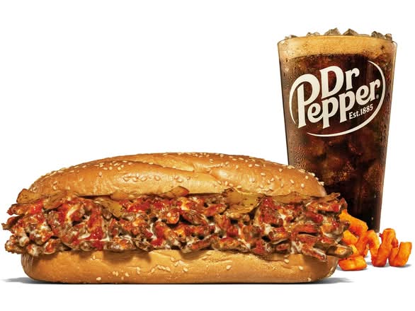 Half Pound Spicy Angus Cheesesteak