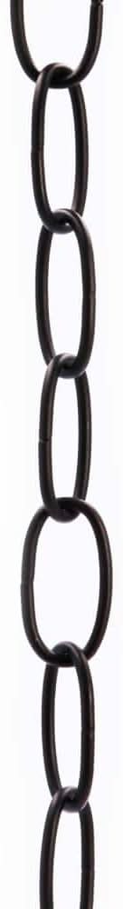 Commercial Electric 3 Ft. 11-Gauge Black Lighting Fixture Chain For Pendant Lights, Chandeliers, And Swag Lights