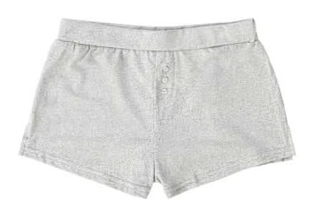 Juniors Lounge Shorts Small Gray