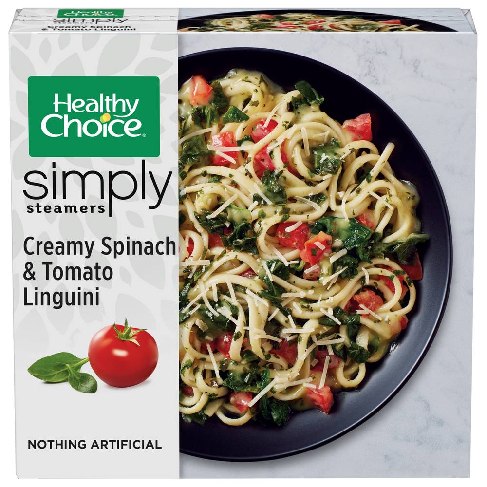 Healthy Choice Vegetarian Creamy Spinach & Tomato Linguini (9 oz)