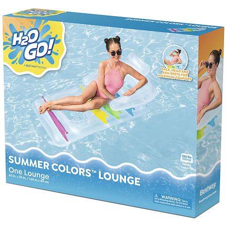 H2ogo! Summer Colors Pool Float (65"*35")