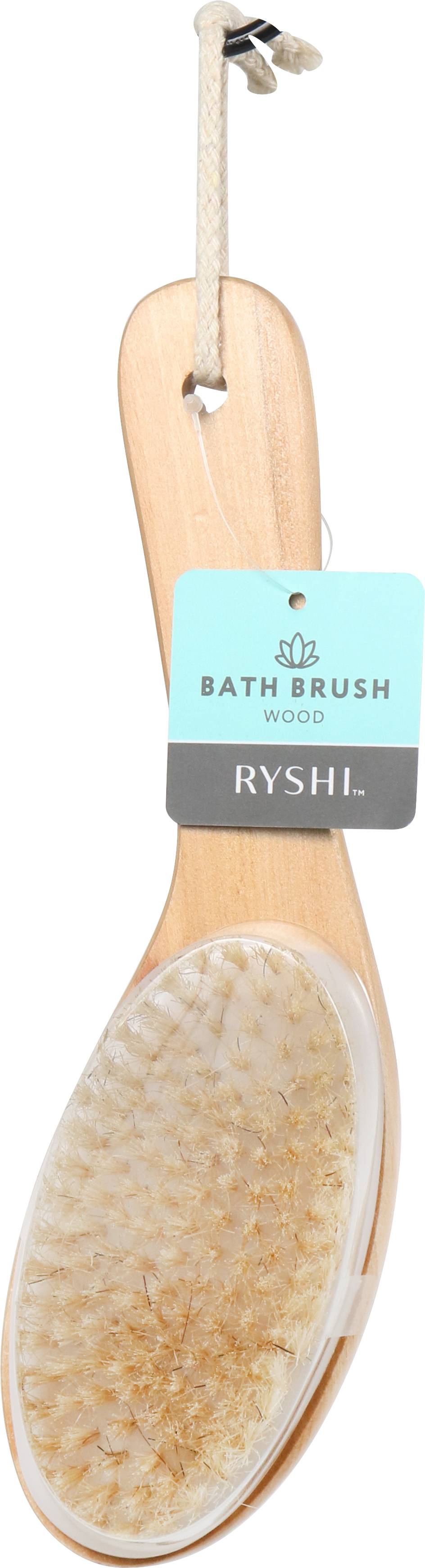 Ryshi Bath Brush Dry Wood
