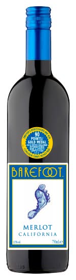 Barefoot California Merlot Wine (750ml)