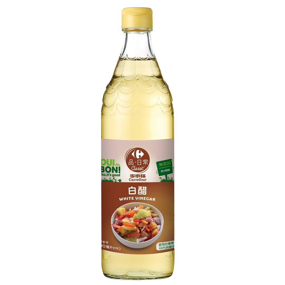 家樂福白醋 600ml <600ml毫升 x 1 x 1Bottle瓶>