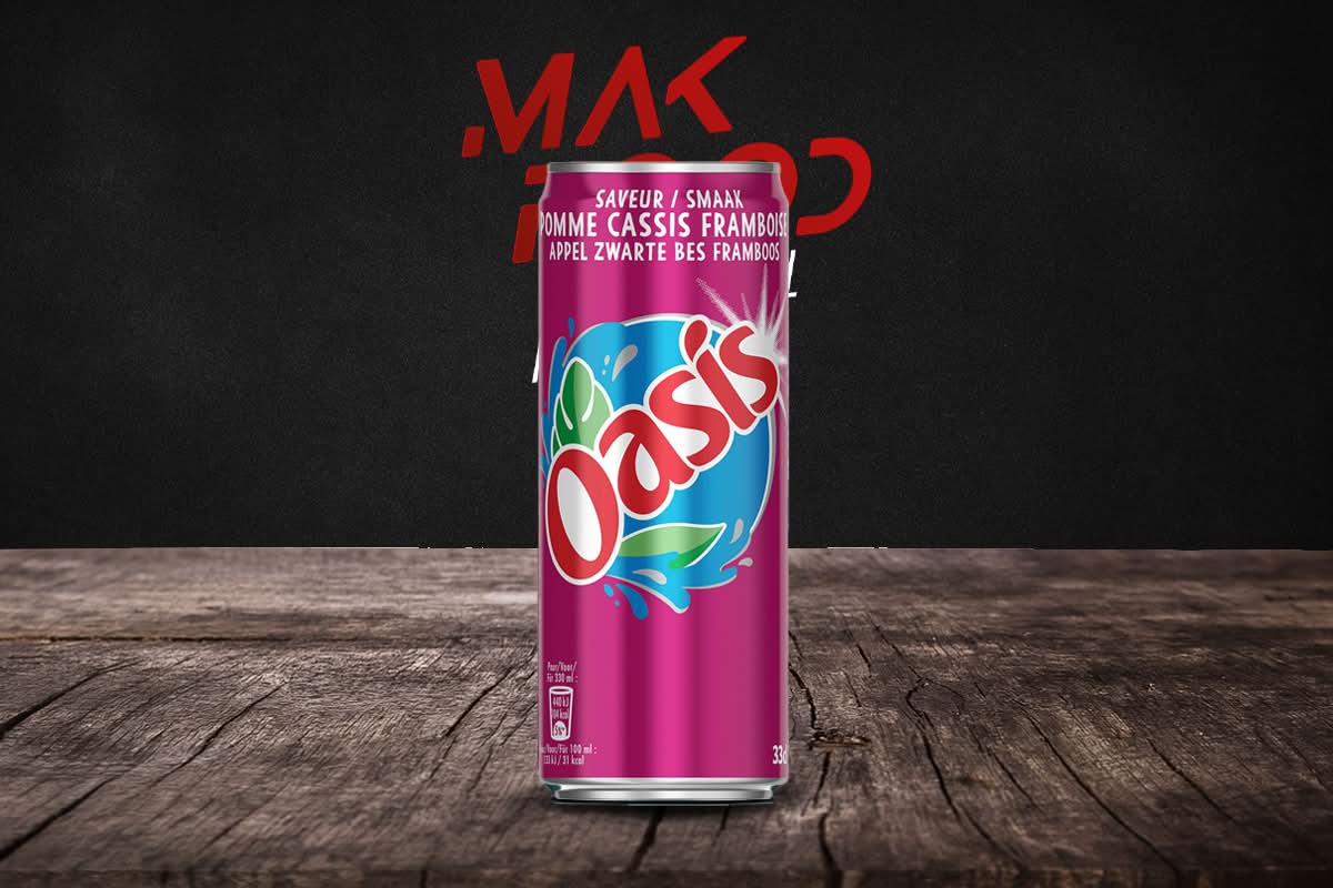 💚 OASIS POMME-CASSIS FRAMBOISE 33CL