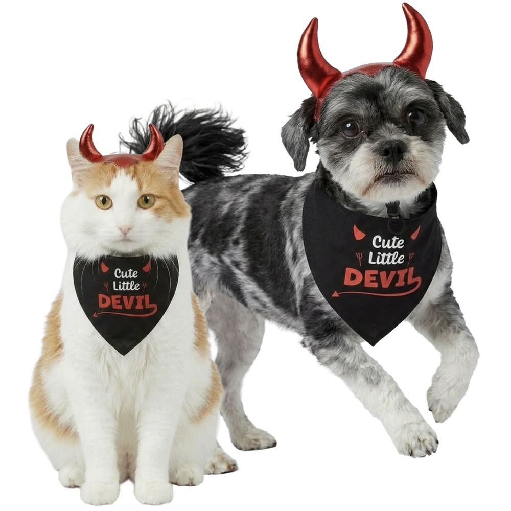 Play On Devil Set Dog or Cat Costume, Extra Large/Extra Extra Large