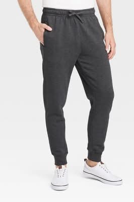 Goodfellow & Co. Fleece Jogger Pants, Men, XL, Charcoal Gray