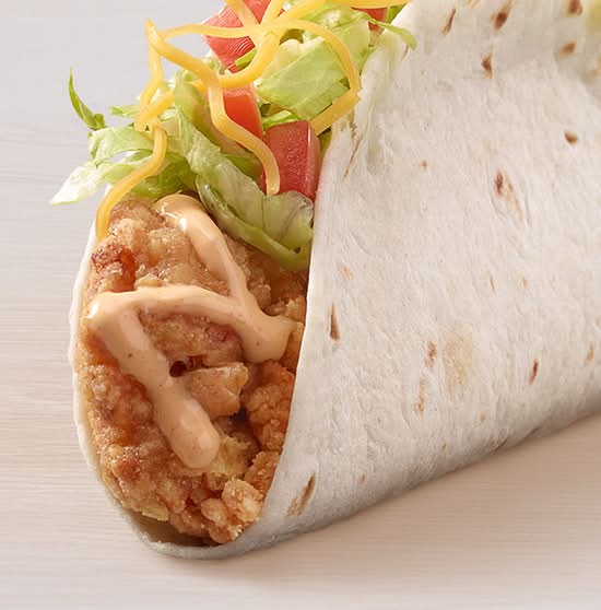 Creamy Chipotle Crispy Chicken Taco