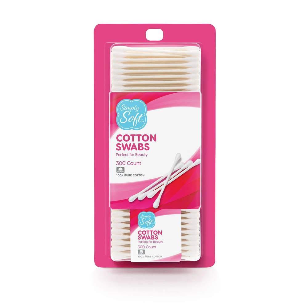 Cvs Health Simply Soft Premium Cotton Swabs, 300 Ct