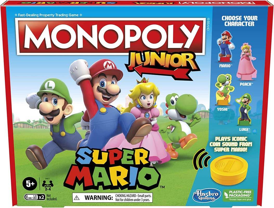 Hasbro monopoly junior super mario