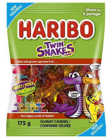Haribo Twin Snakes Sweet and Sour Gummy Candies