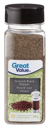 Great Value Ground Black Pepper (250 g)