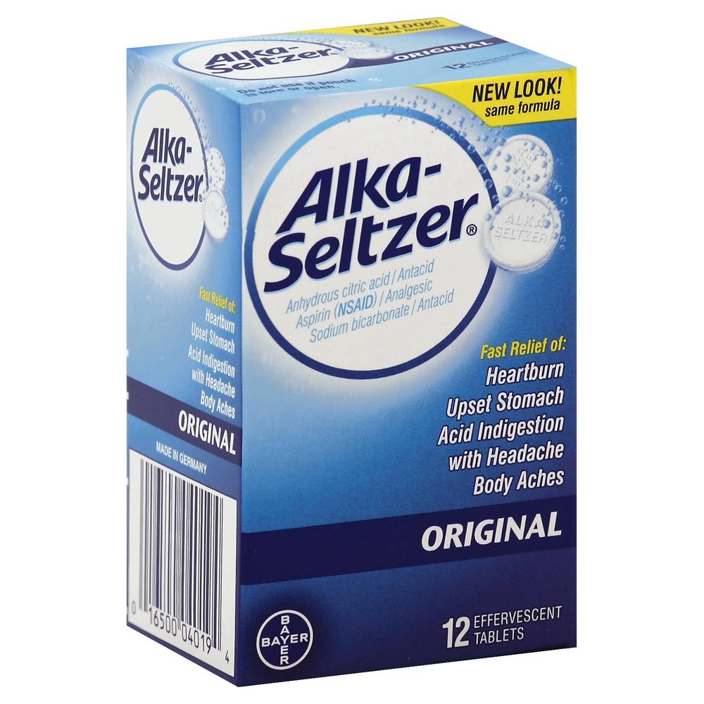 Alka-Seltzer Analgesic Tablets (12 ct)