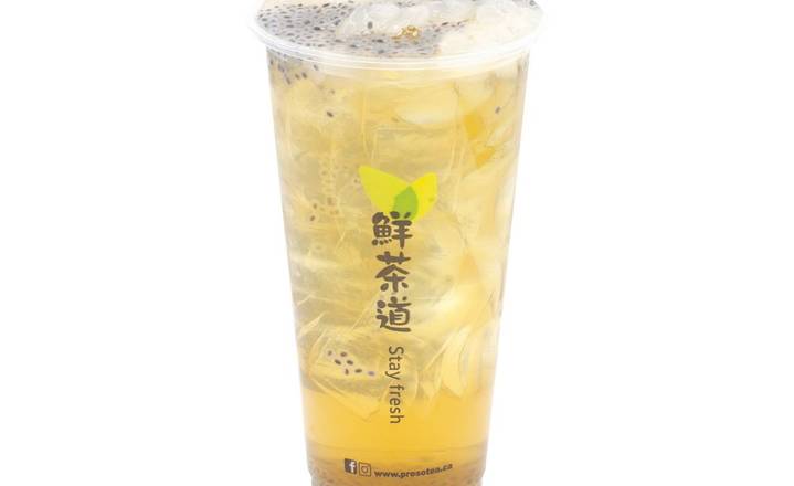 Thé aux glace de Kenting / Kenting Ice Tea (w/ Coconut Jelly &basil seed) 垦丁冰茶