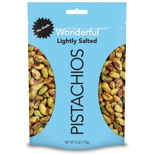 Wonderful Lightly Salted No Shells Pistachios