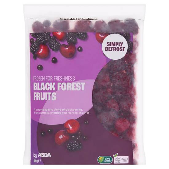 ASDA Frozen Black Forest Fruits 500G