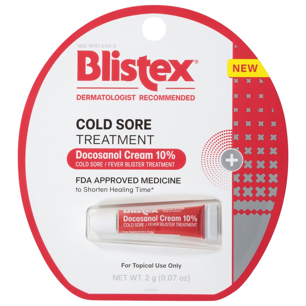 Blistex Cold Sore & Fever Blister Treatment Docosanol Cream (0.07 g)