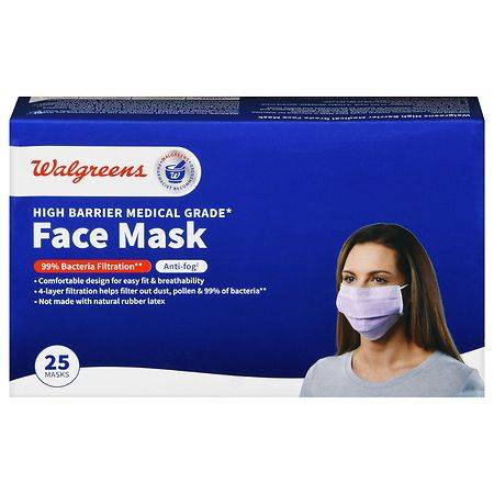 Walgreens High Barrier Medical Grade Face Mask (25 ct)