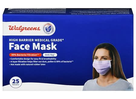 Walgreens High Barrier Medical Grade Face Mask (25 ct)