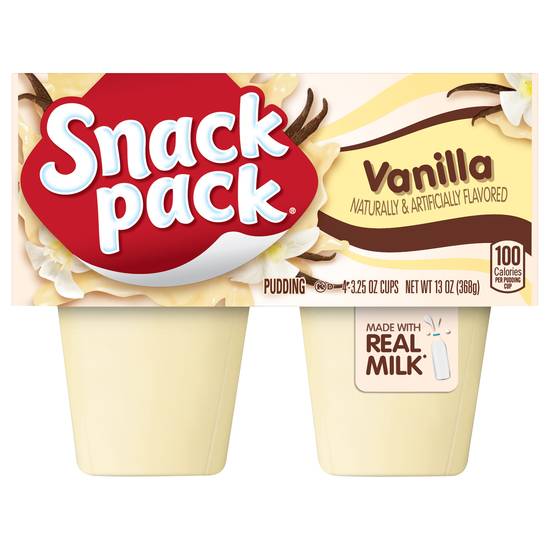 Snack pack Vanilla Pudding (4 ct)