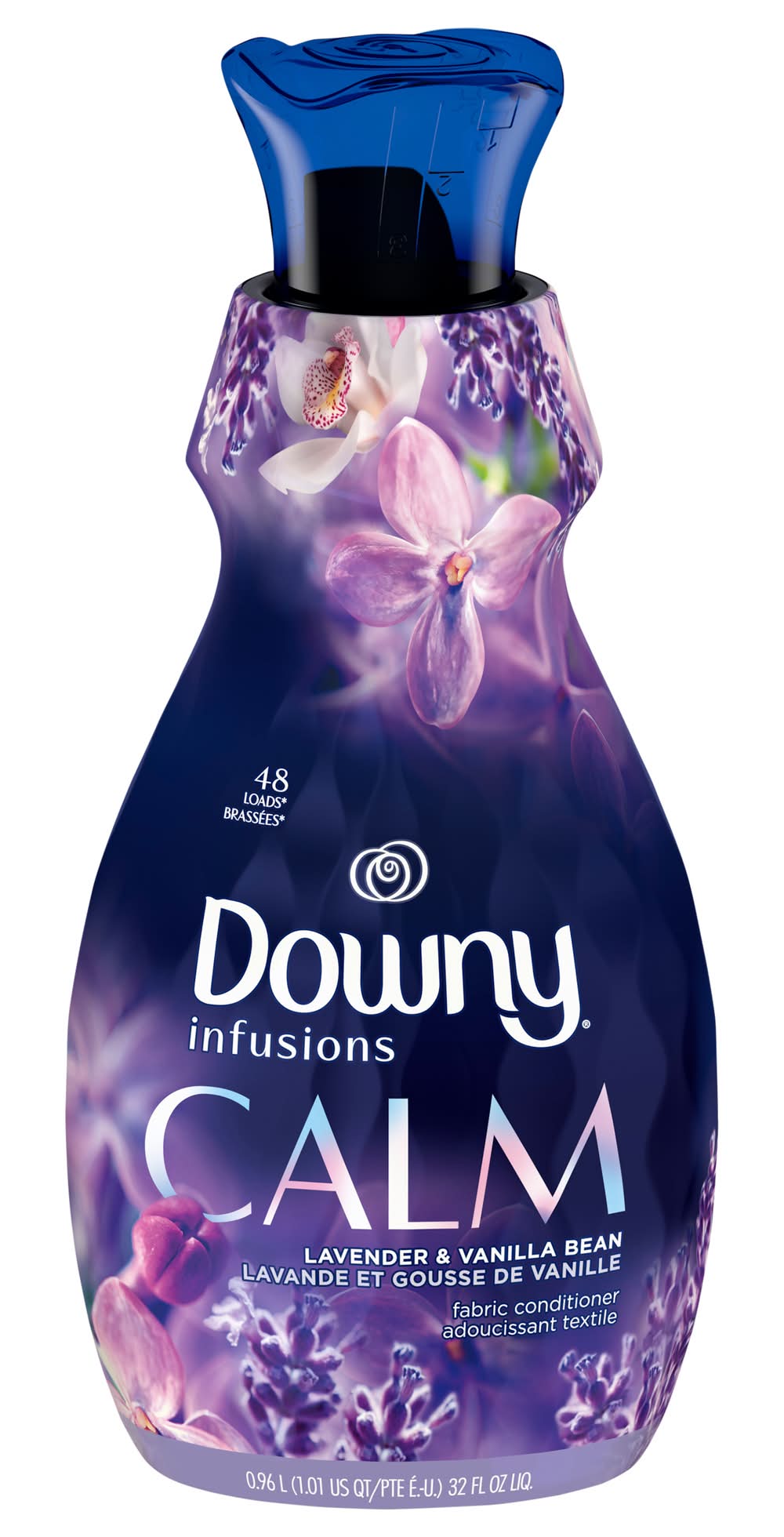 Downy Infusions Calm Fabric Conditioner, Lavender-Vanilla Bean (32 fl oz)