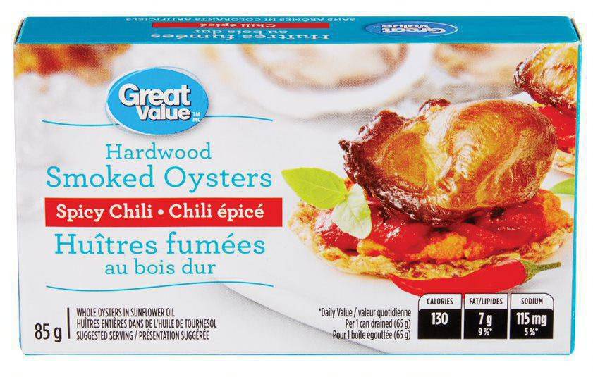 Great Value Hardwood Smoked Oysters Spicy Delivery Near Me Order Online Uber Eats