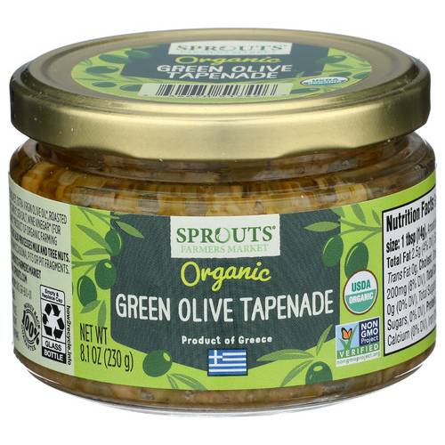 Sprouts Organic Green Olive Tapenade
