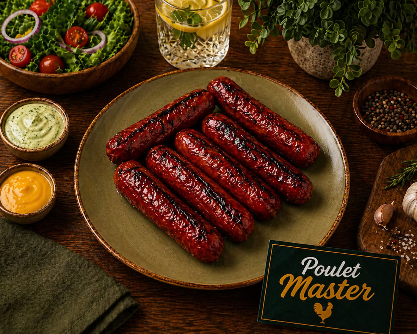 6 Saucisses de Volaille Caramélisées