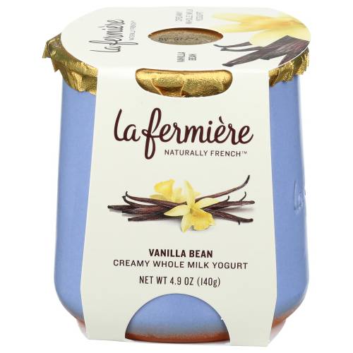 La Fermiere Naturally French Vanilla Bean Creamy Whole Milk Yogurt