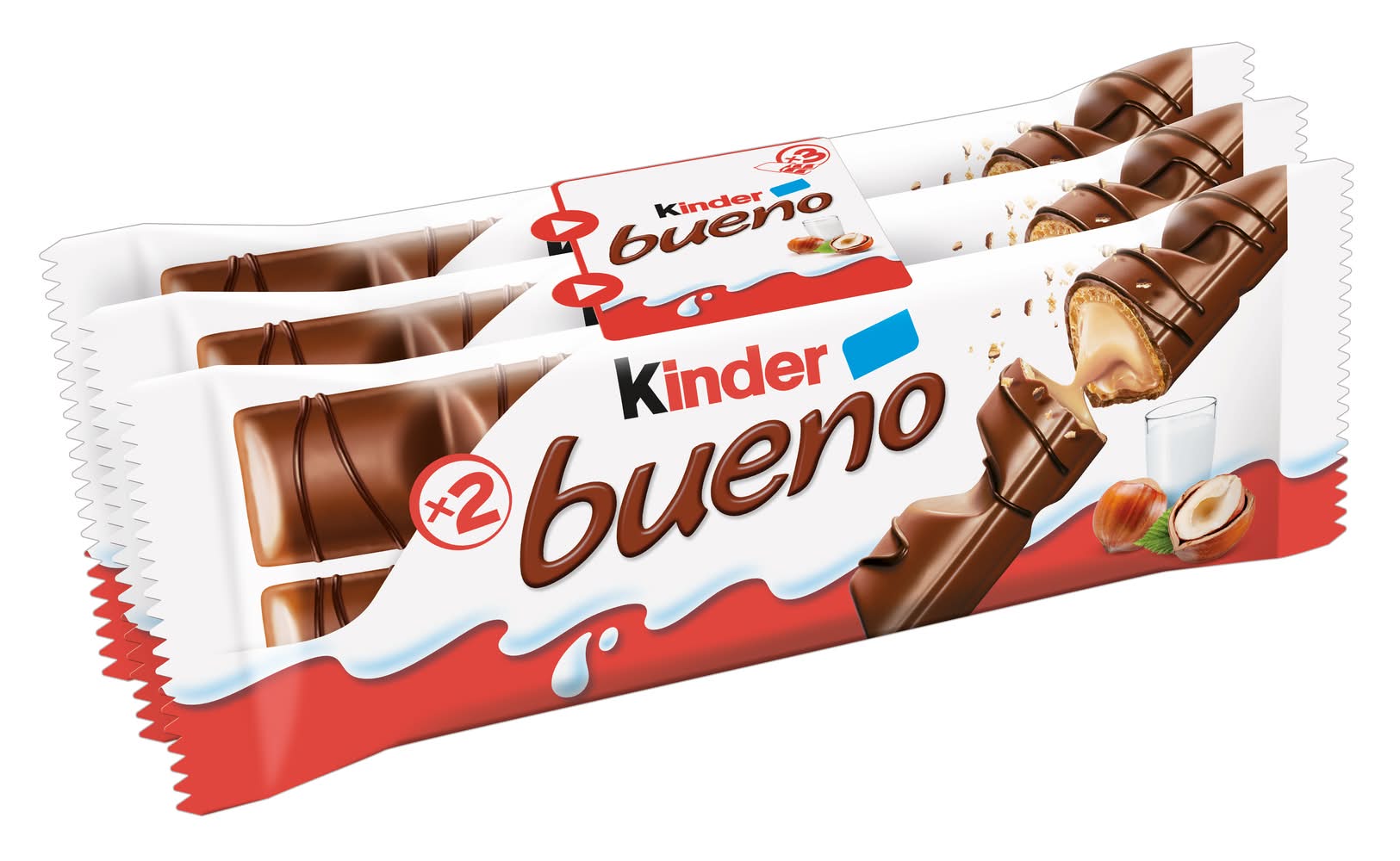Paquete de barras de chocolate · Kinder Bueno - Ao Leche (3 x 6 un)