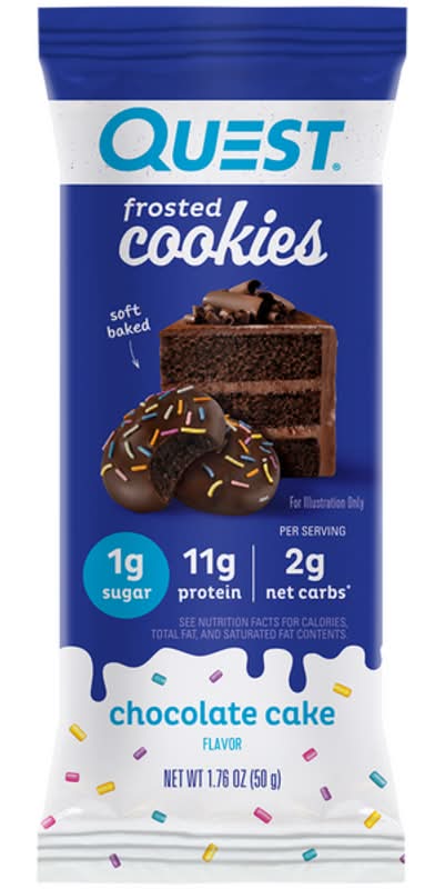 Quest Frosted Cookie Chocolate Cake 1.76oz