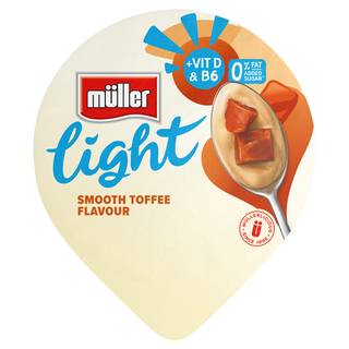 Muller Light Toffee Fat Free Yogurt 160g