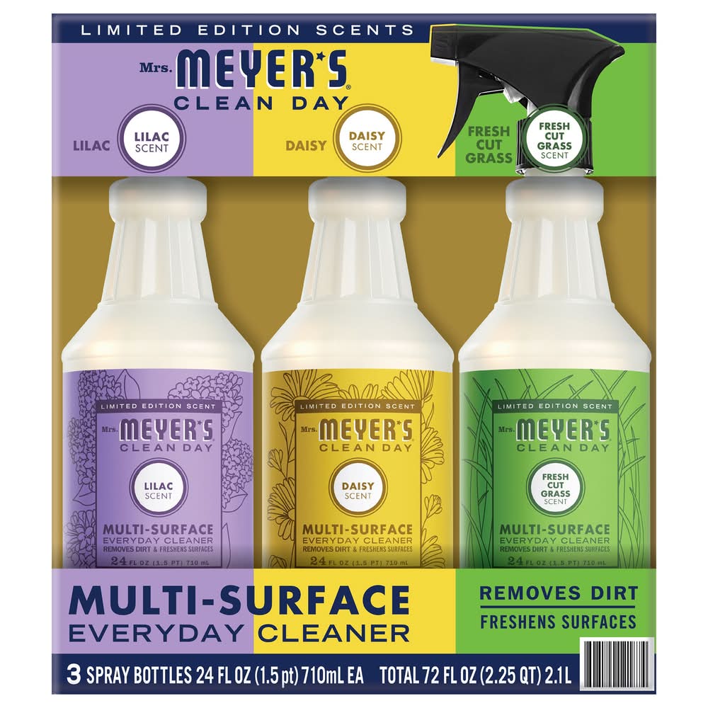 Mrs Meyers Multi-Surface Variety, 24 fl oz, 3-count