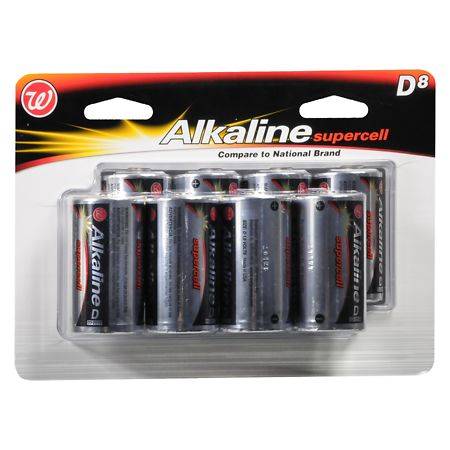 Walgreens Alkaline Supercell Batteries