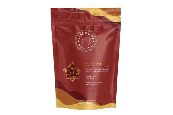Mélange d'origine Colombien 300 g filtre/Colombian origine coffee 300 g filtrer grind