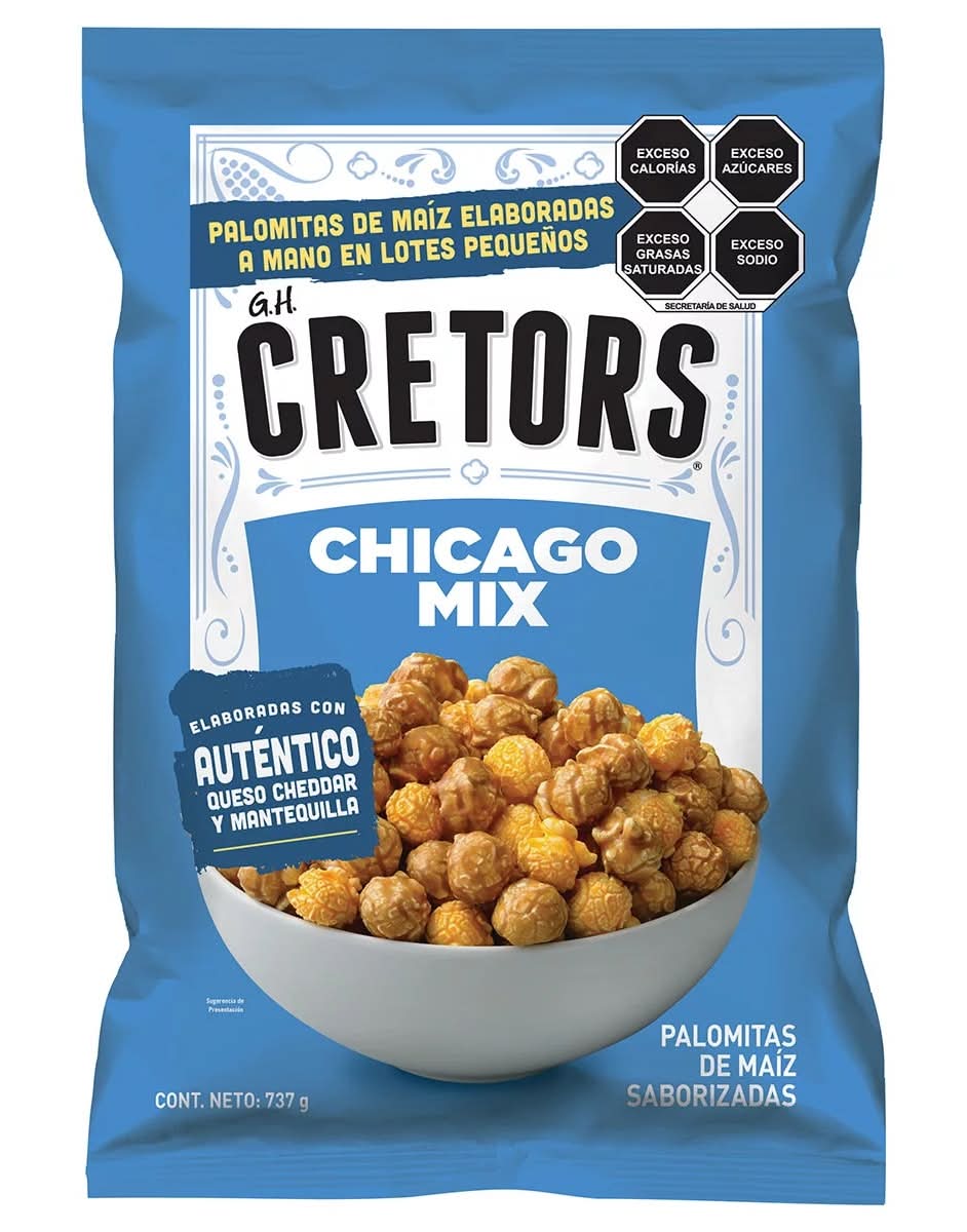 Cretors · Palomitas de maíz saborizadas, chicago mix (737 g)
