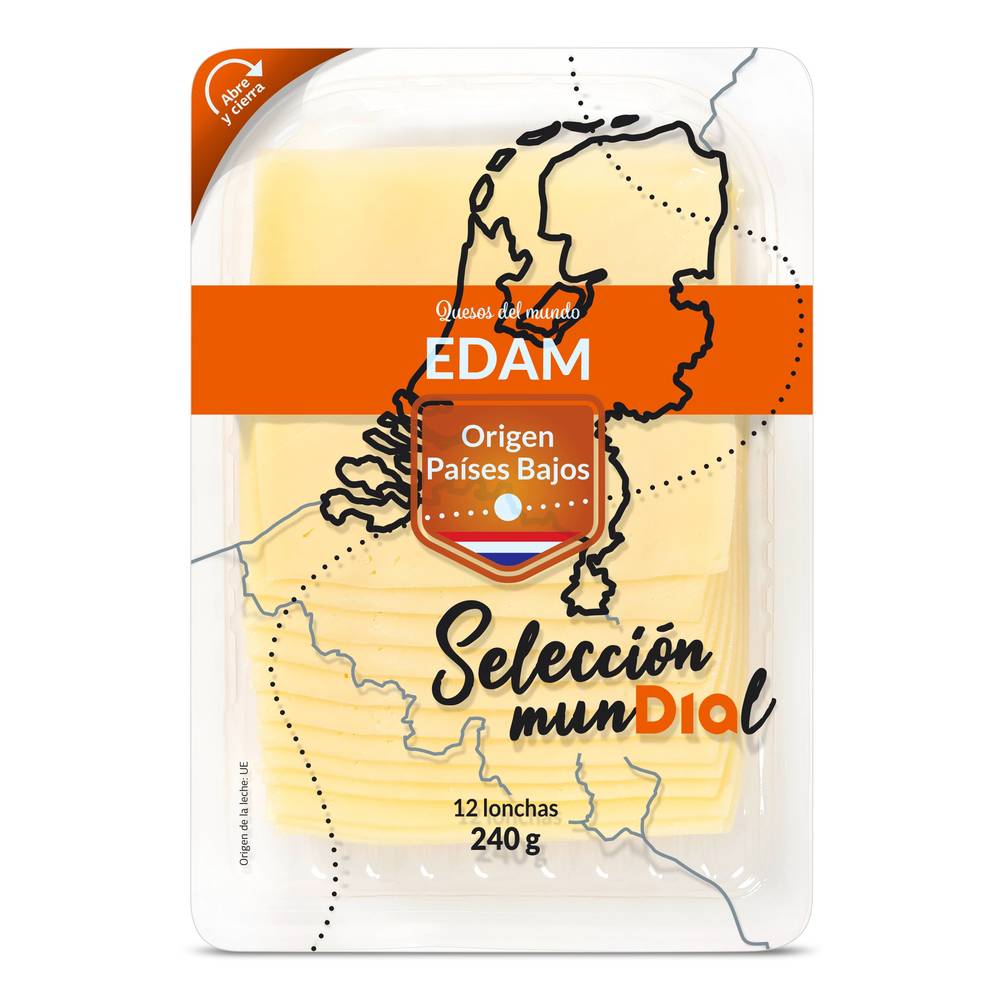 Queso Edam Selección Mundial De Dia Sobre 240 G