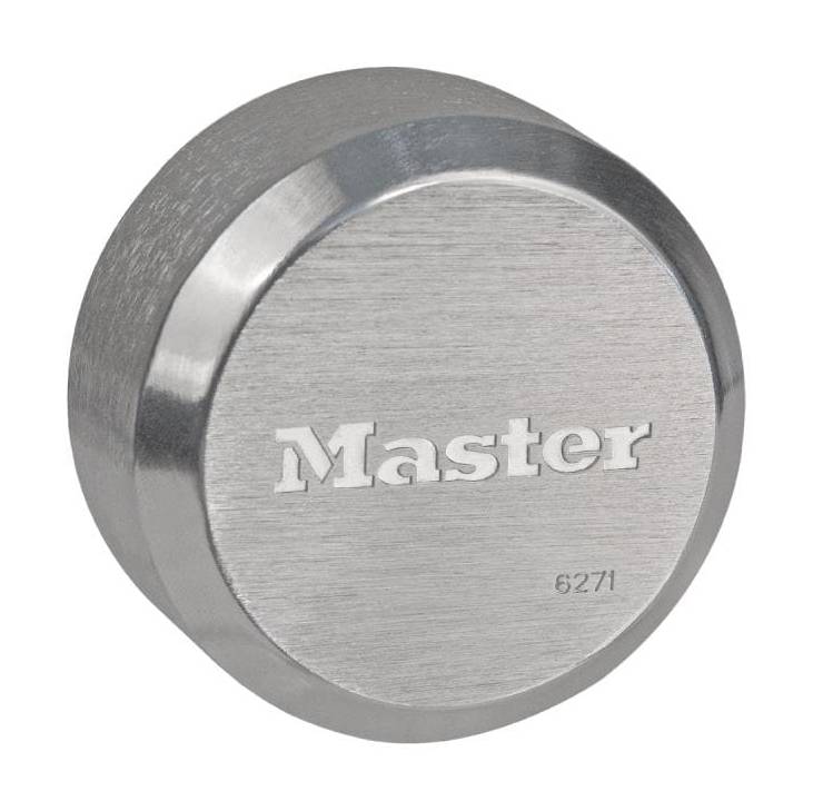 Master Lock Heavy Duty Shrouded Outdoor Keyed Padlock, 2-7/8-in Wide x Keyed Different | 6271KAD