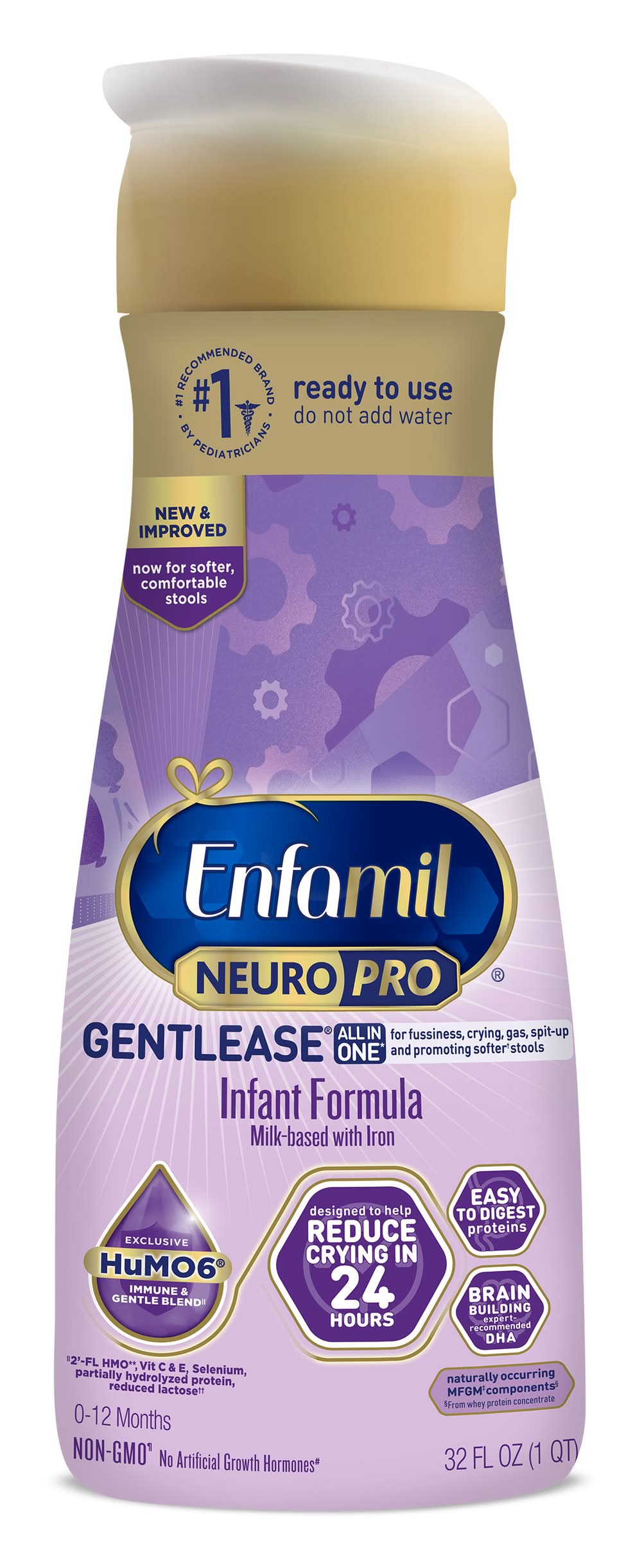 Enfamil Neuropro Gentlease Infant Formula, 0-12 Months (32 fl oz)