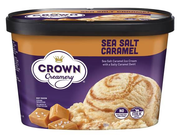 Crown Creamery Ice Cream (sea salt caramel)