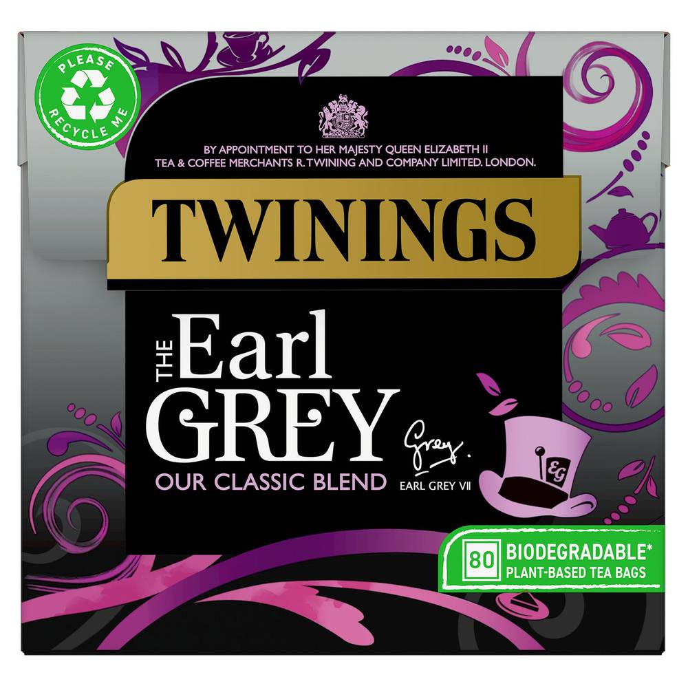 Twinings 80 Earl Grey Tea Bags