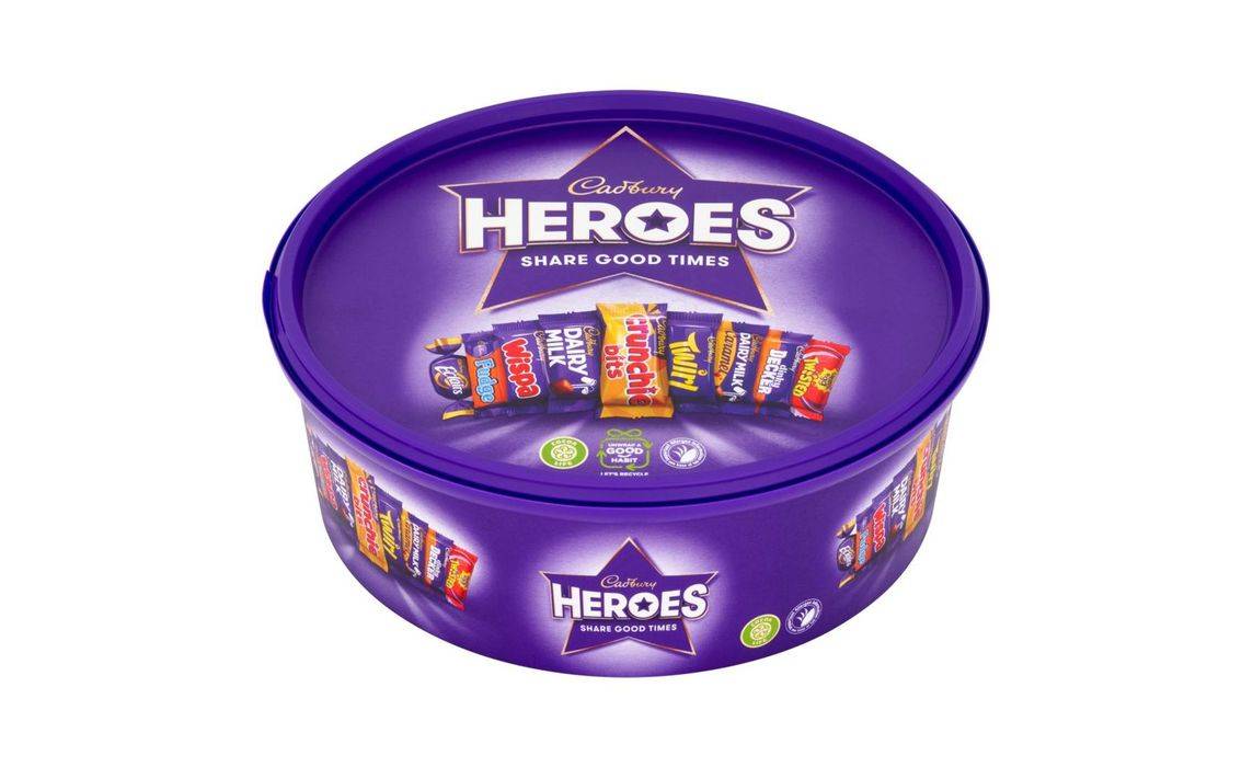 Cadbury Heroes Sharing Tub 550g (405786)