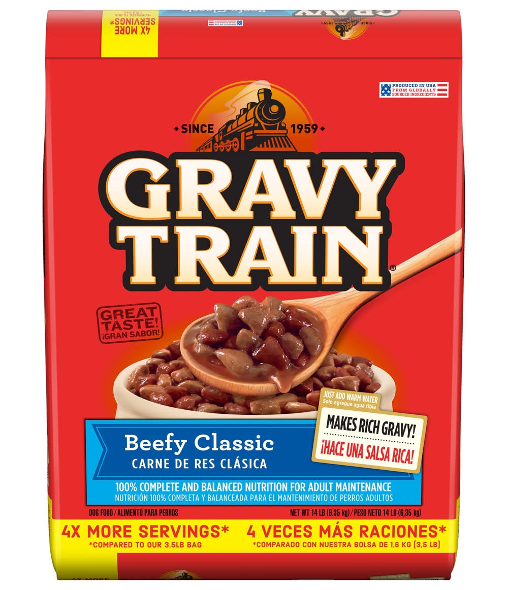Gravy Train Beefy Classic Dog Food (14 lbs)