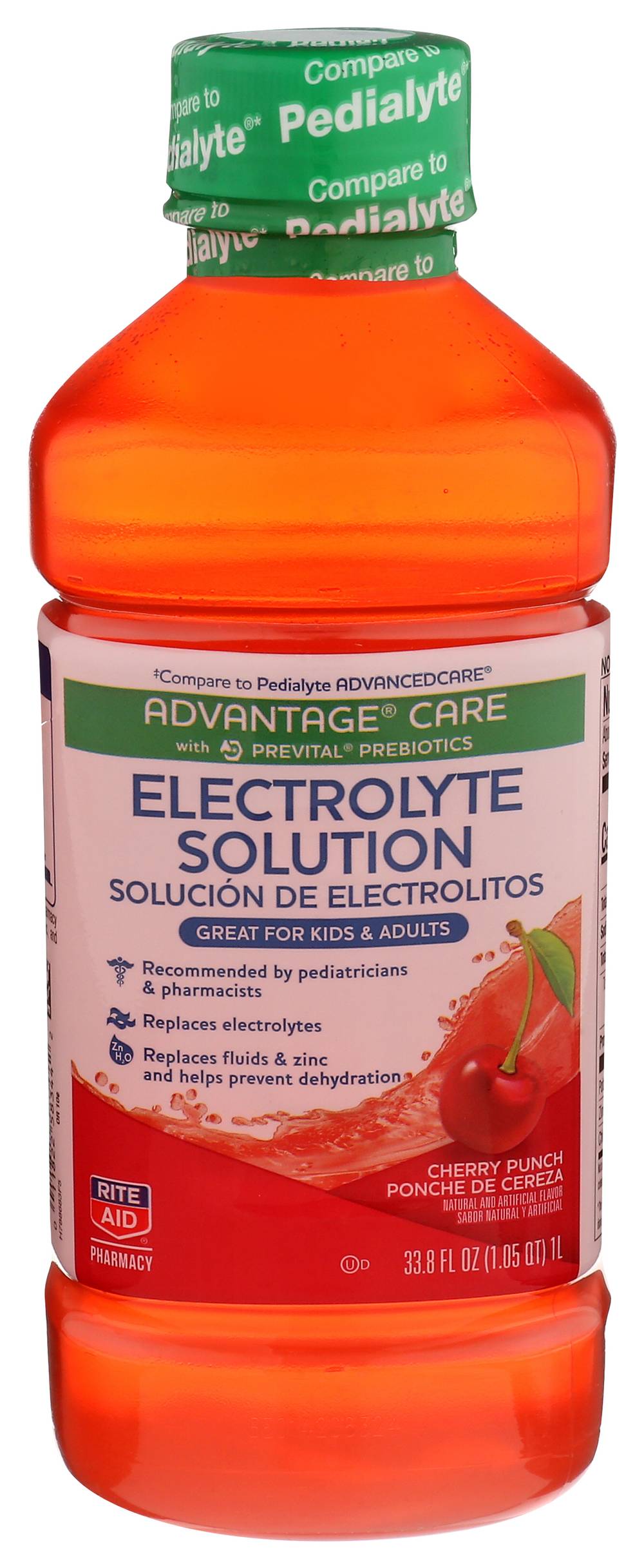 Rite Aid Advantage Care Electrolyte Solution Cherry Punch (1 qt)