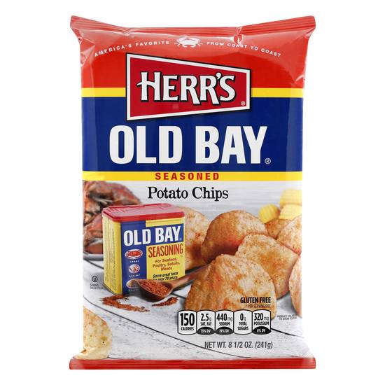 Herr's Old Bay Seasoned Potato Chips (8.5 oz)